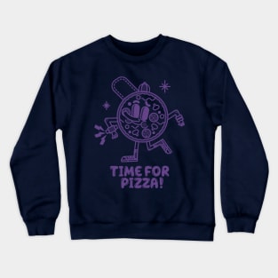 Time for Pizza Crewneck Sweatshirt